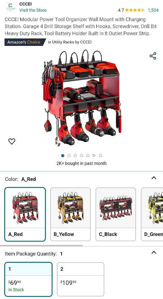 Power Tool Organizer