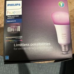 Phillips Hue Smart  Light Starter Kit