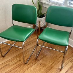 Vintage 1960’s Global Upholstery Co Chairs (pair)