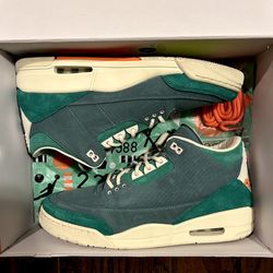 Jordan 3 Retro SP “Nina Chanel Abney Bicoastal” Men’s Size 12.5/Womens Size 14