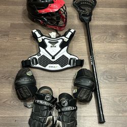 Lacrosse equipment, full set up meet all standards