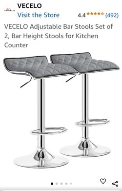 Adjustable Bar Height Stools