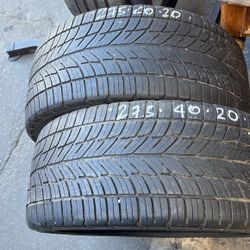 275/40/20 Bf Good Rich G- Force Comp -2 A/s. Two Tire Available With Good Thread