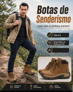 Botas de trabajo punta de hierro #8.5