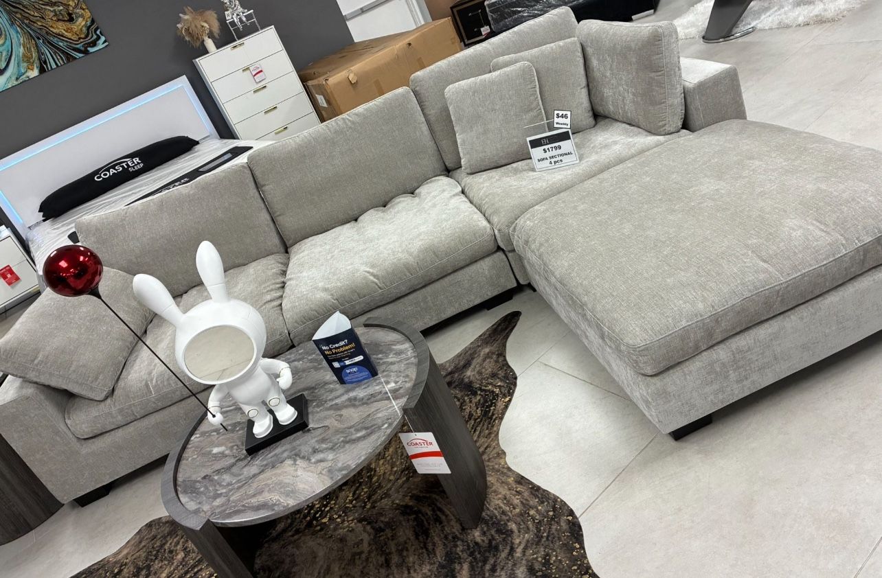New Sectional In Box Buy Now Pay Later $39 Down No Credit Needed