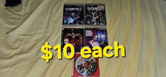 Sony PlayStation 3 ps3 games $10 each