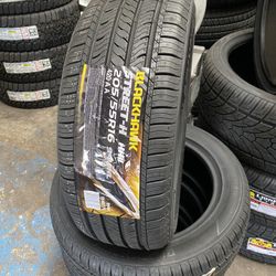 New Set Tires Size 205/55/16 BLACKHAWK