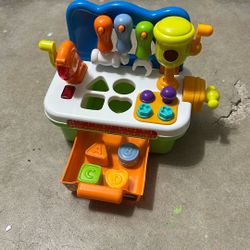 Kids Play Work Bench With Tools Lights And Sounds