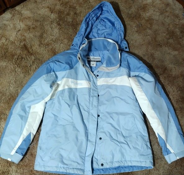 Columbia sportswear company women's blue jacket with hood XL