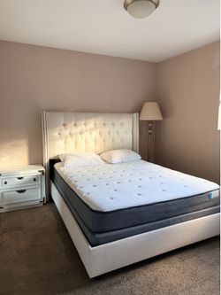 Bed and mattress