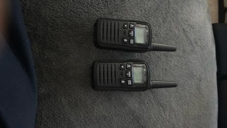 Two walkie talkies