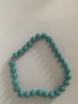 Genuine Egyptian turquoise beaded necklace