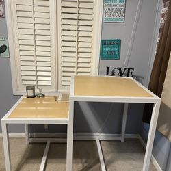 Modern 2-Piece Desk Set – Perfect for Small Spaces or Home Office