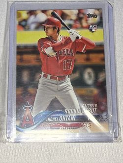 🔥 FOR SALE – SHOHEI OHTANI ROOKIE DEBUT RC 🔥