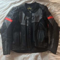 Cortech Revo Sport Leather Motorcycle Jacket
