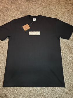 SUPREME X BURBERRY BOX LOGO TEE