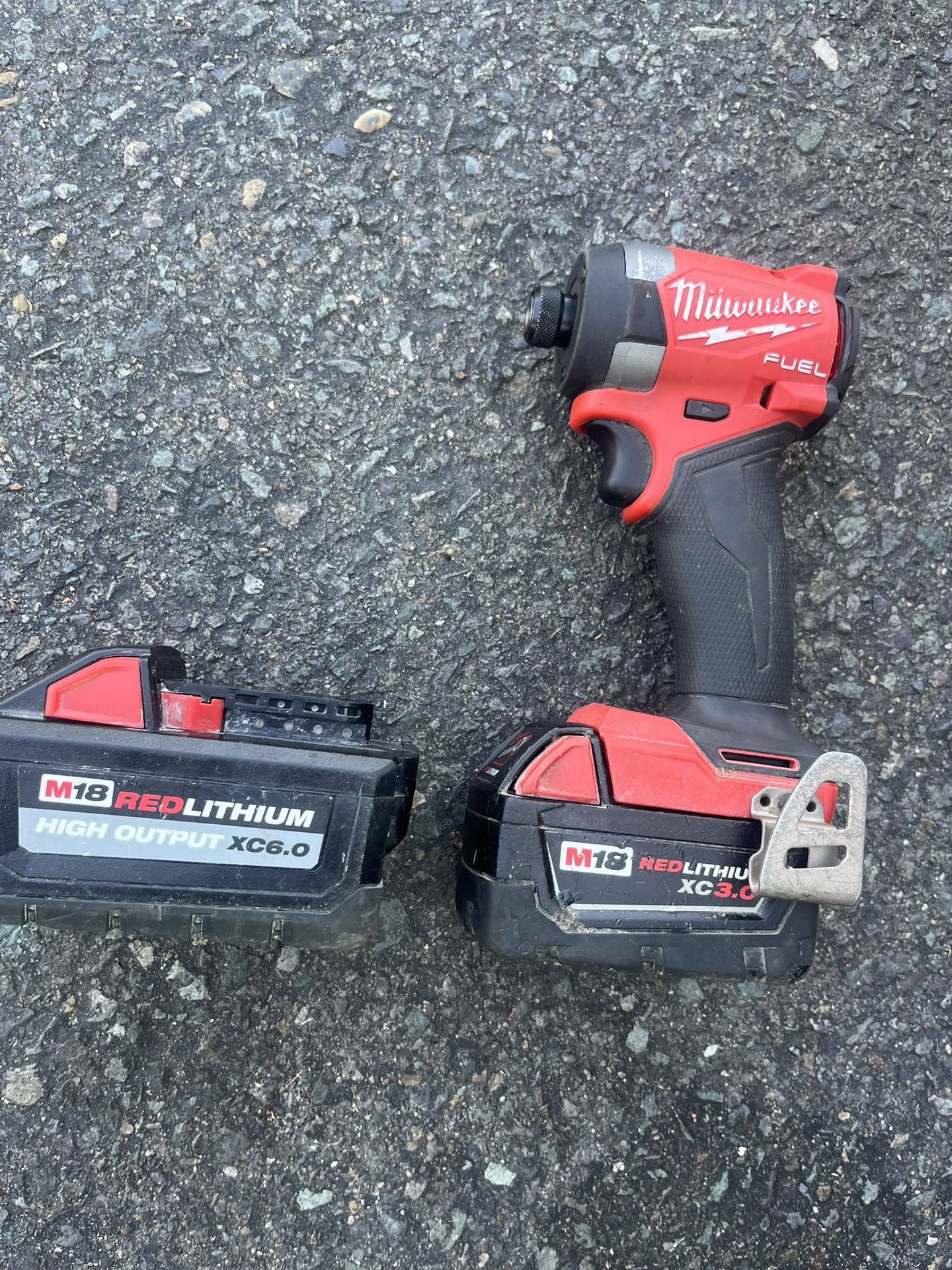 Milwaukee Drill (includes 2 Batteries)