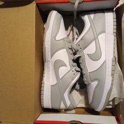 White And Gray Dunks Size 11 Brand New