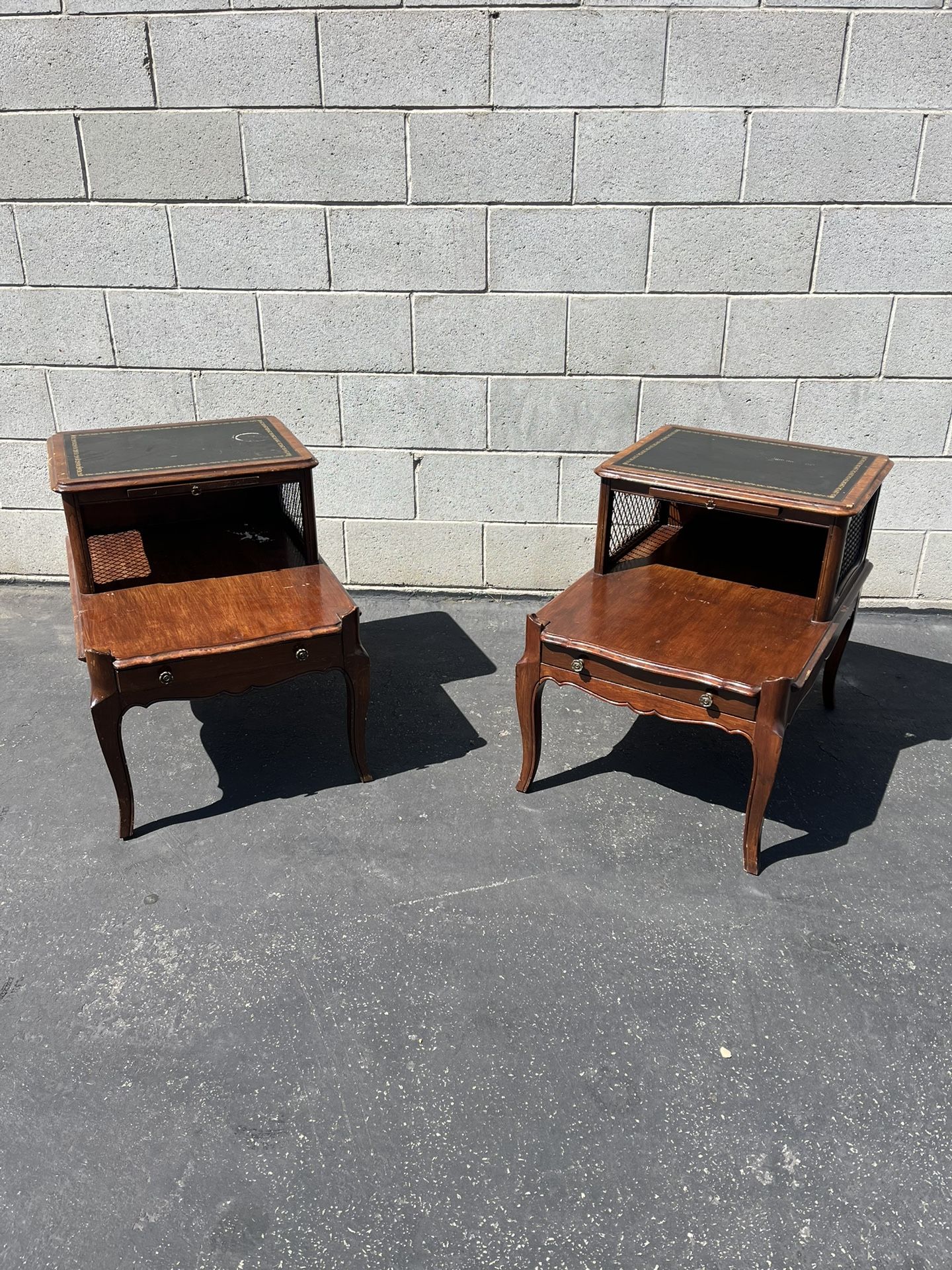 Fine Arts of Grand Rapids Vintage Step Table or Nightstands