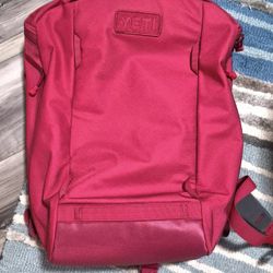 Yeti Backpack Cooler $75 Red