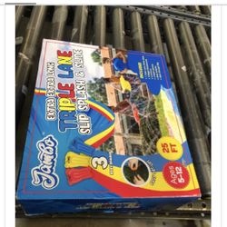 25FT Triple Lane Slip Splash & Slide OBO