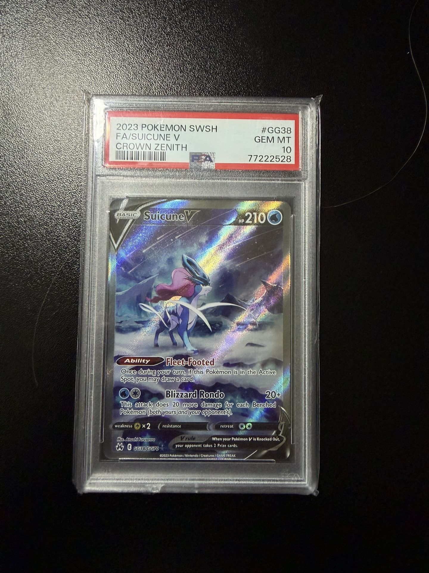 Pokemon Suicune V PSA 10