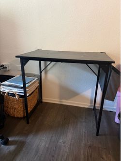 Black desk