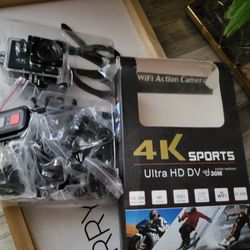 4k Action Camera With Wifi Settings And 32gb Card