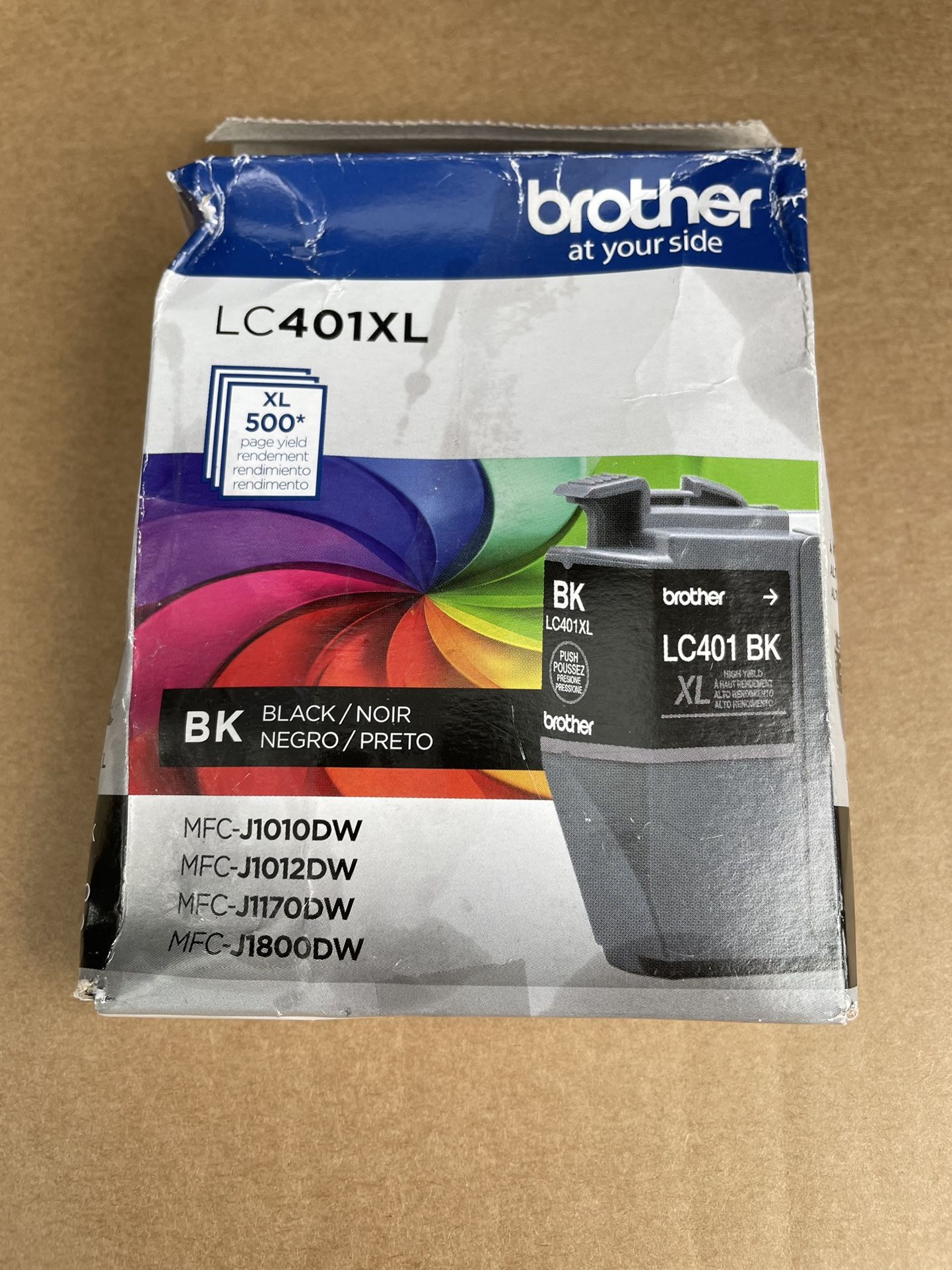 Brother Black XL Printer Cartridge-$5