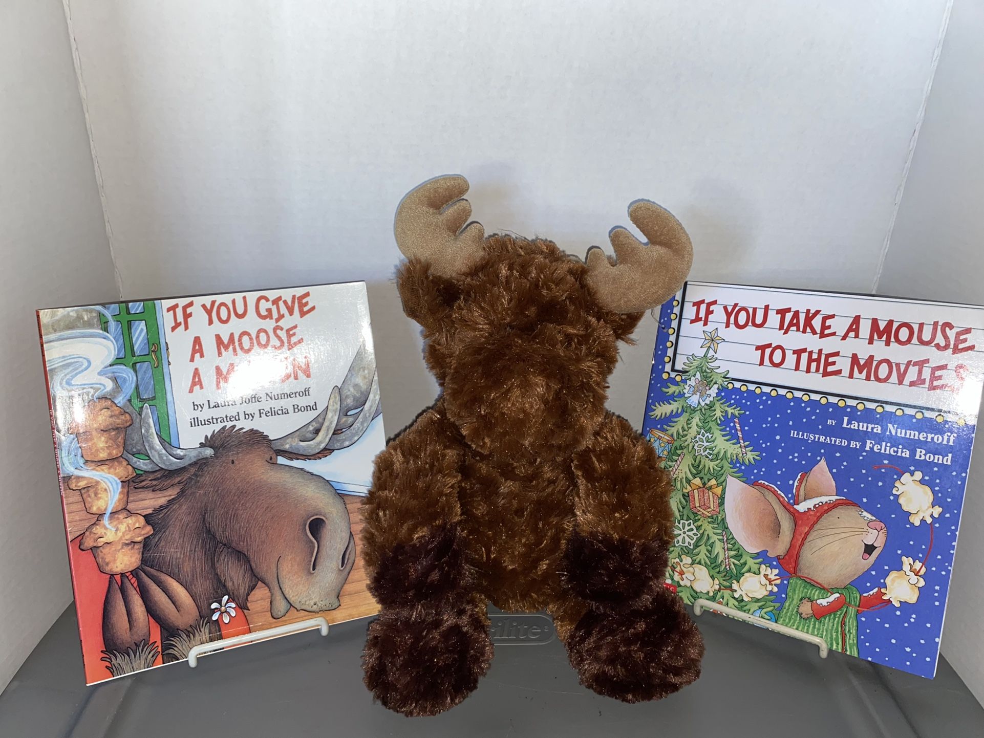 Give A Moose A Muffin Plush Moose And Books