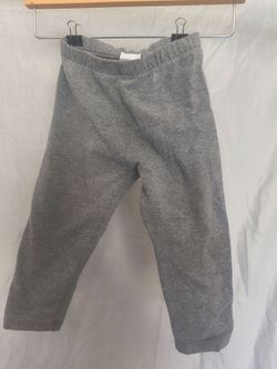 Kids Gray Elastic Waist pants