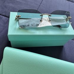 Tiffany & Co. Rimless Sunglasses New With Tags