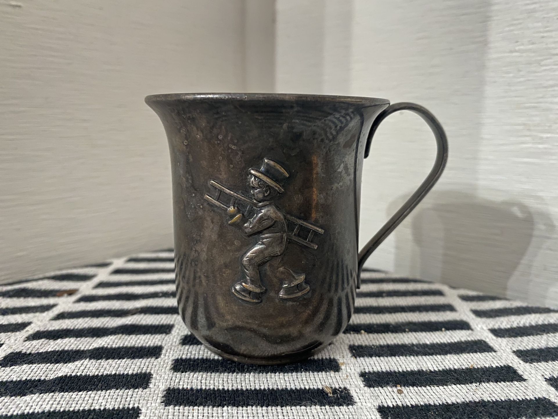 Vintage Stamped Silver Plate Children’s Cup