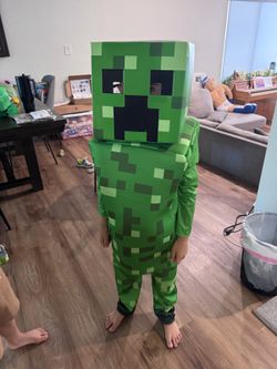 Disguise Minecraft Creeper Deluxe Costume Small 5-7 w/ Mask