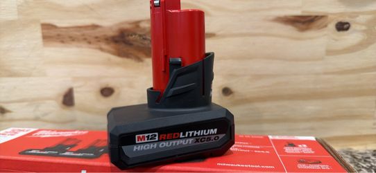 Milwaukee M12 RedLithium High Output XC5.0 Battery