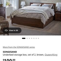 IKEA Songesand Bed Drawers