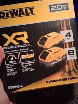 Dewalt battery's