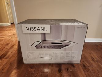 Vissani 30-inch Covertible Glass Wall Mount Range Hood