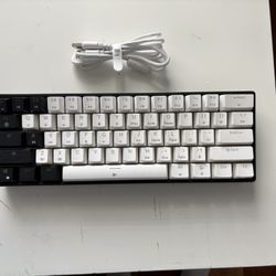 60 Percent Wired Keyboard With Led Lights