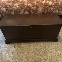 Storage Chest measures 47”Lx20”Hx17”W from smoke and pet free home.  Heavy and contents are not included.  PU in Kennewick near Canyon Lakes Golf Cour