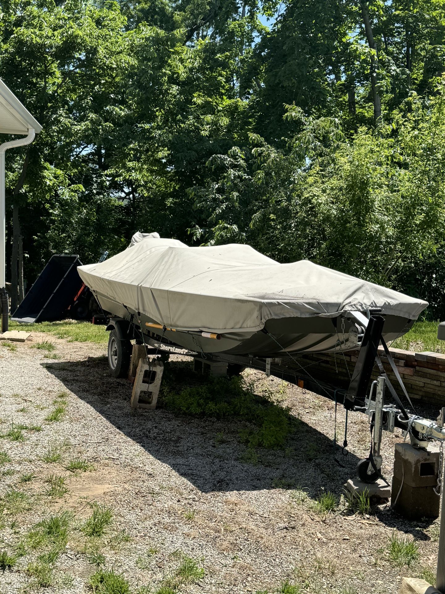 2014 alumacraft boat, trailer and stroke