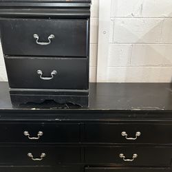 Black Dresser/Nightstand