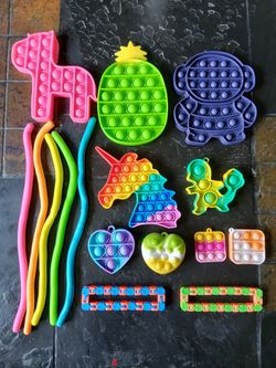 Pop It Fidget Toy Bundle Set