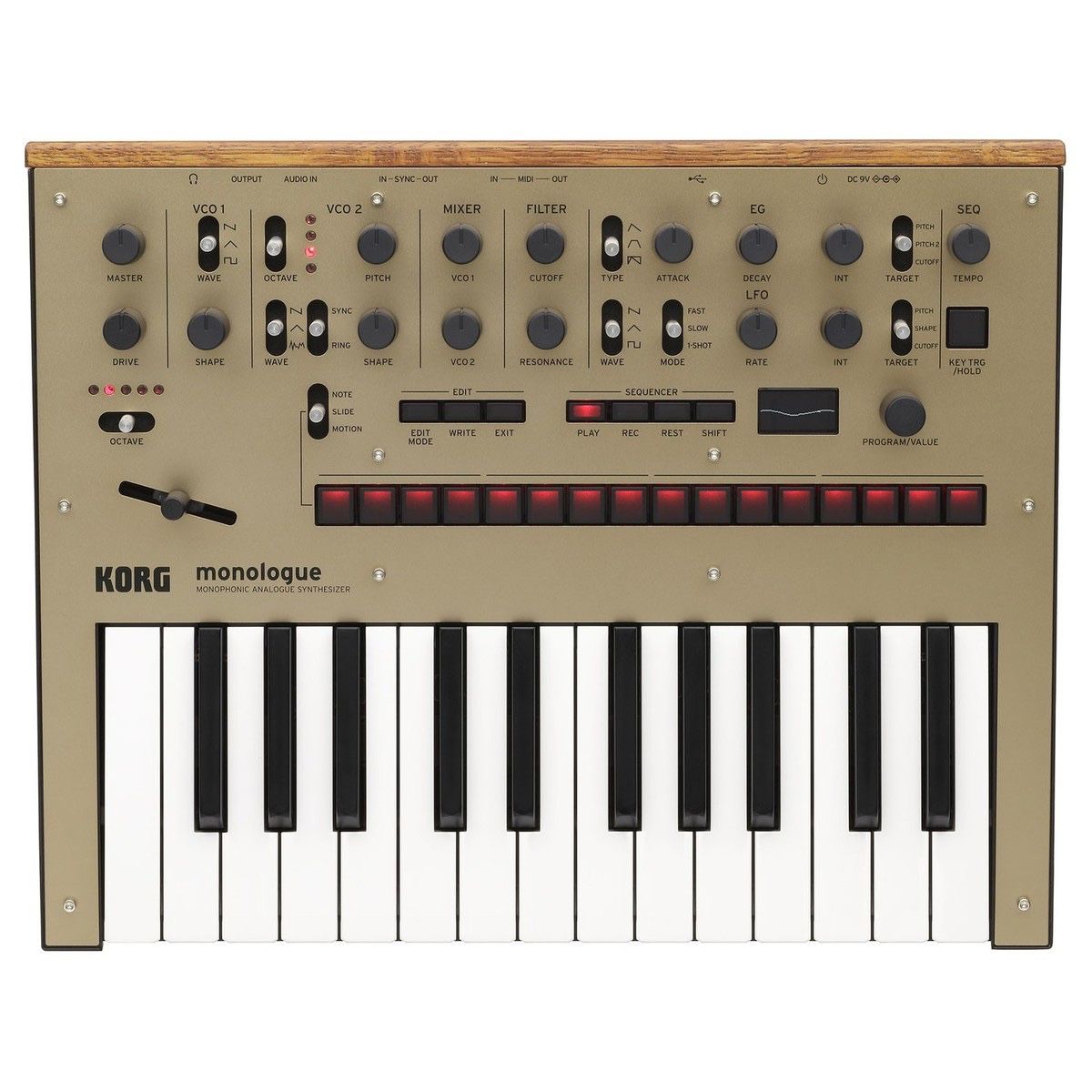 Korg Monologue Analog Monophonic Synthesizer Gold Edition NEW IN BOX
