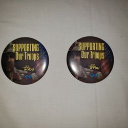 SUPPORTING OUR TROOPS PINS