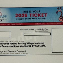 Food And Wine Festival 2026