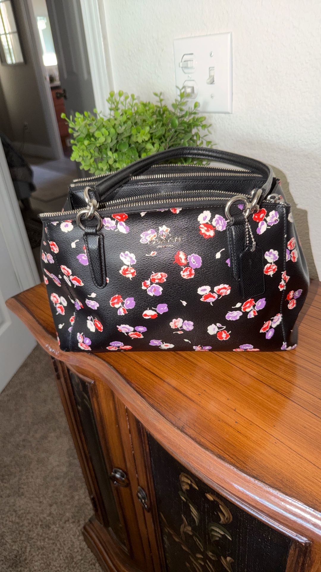 Floral Coach Bag