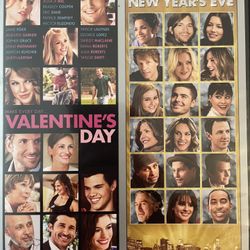 VALENTINE’S DAY/NEW YEAR’S EVE Double Feature (DVD-2014) Taylor Swift + Emma Roberts + Zac Efron