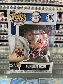 Tengen Uzui 1750 Demon Slayer Funko Signed By Ray Chase w/ COA 