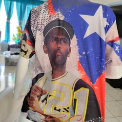 Roberto Clemente Tshirts Sublimadas 